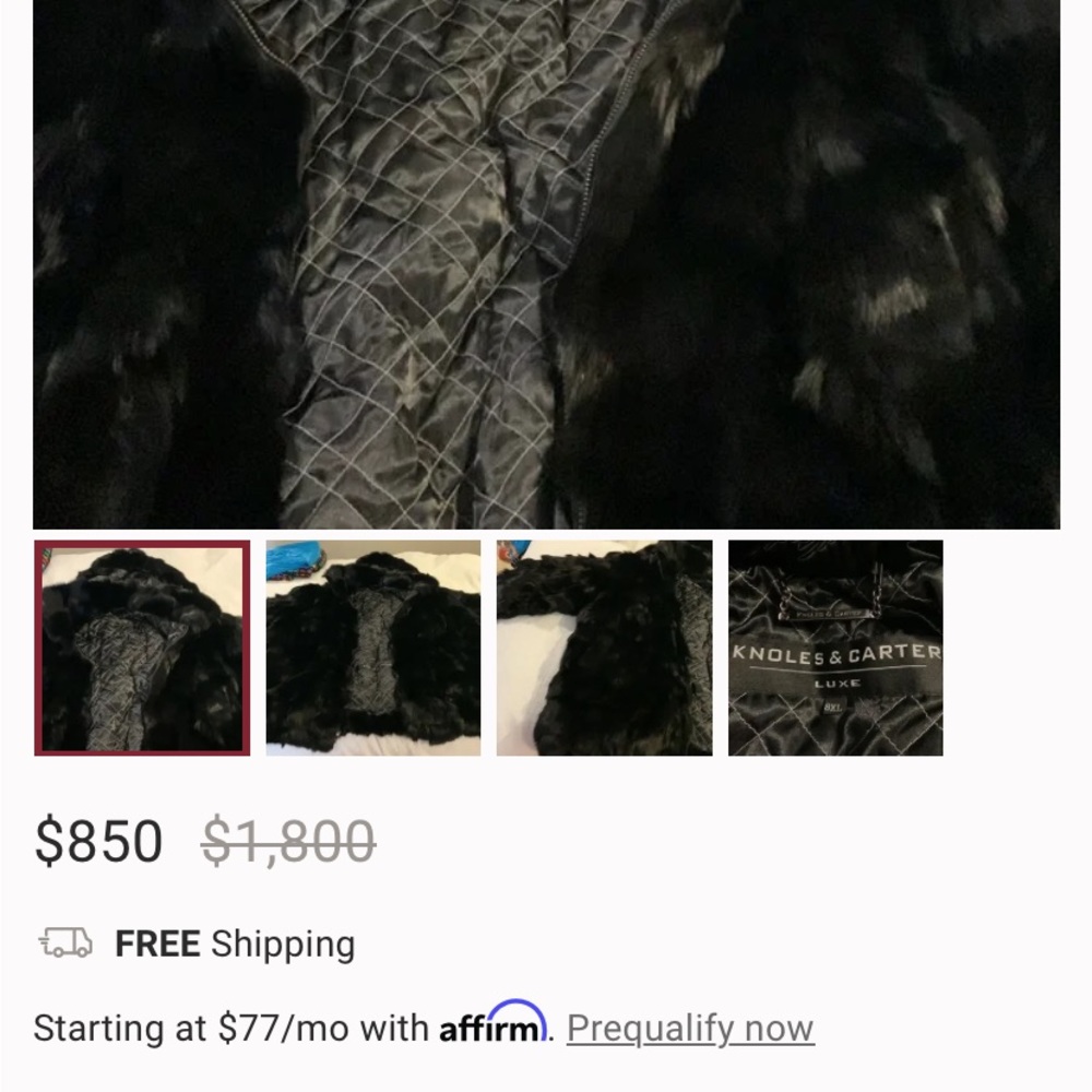 Fox Fur still looks brand new great quality